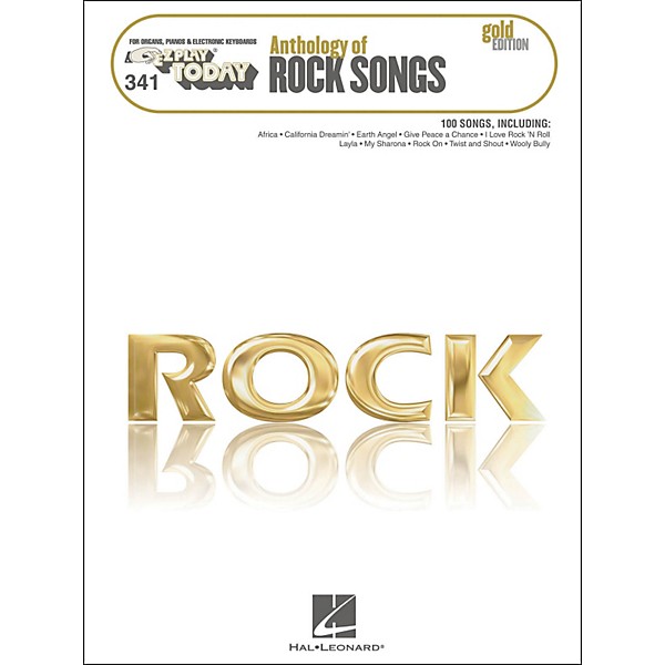 Hal Leonard Anthology Of Rock Songs - Gold Edition E-Z Play 341