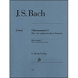 G. Henle Verlag Flute Sonatas - Volume I (The Four Authentic Sonatas - with Violoncello Part) By Bach