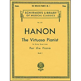 G. Schirmer Hanon Virtuoso Pianist Book 1 60 Exercises Nos 1-20 By Hanon