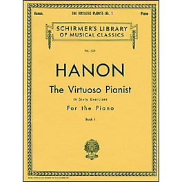 G. Schirmer Hanon Virtuoso Pianist Book 1 60 Exercises Nos 1-20 By Hanon