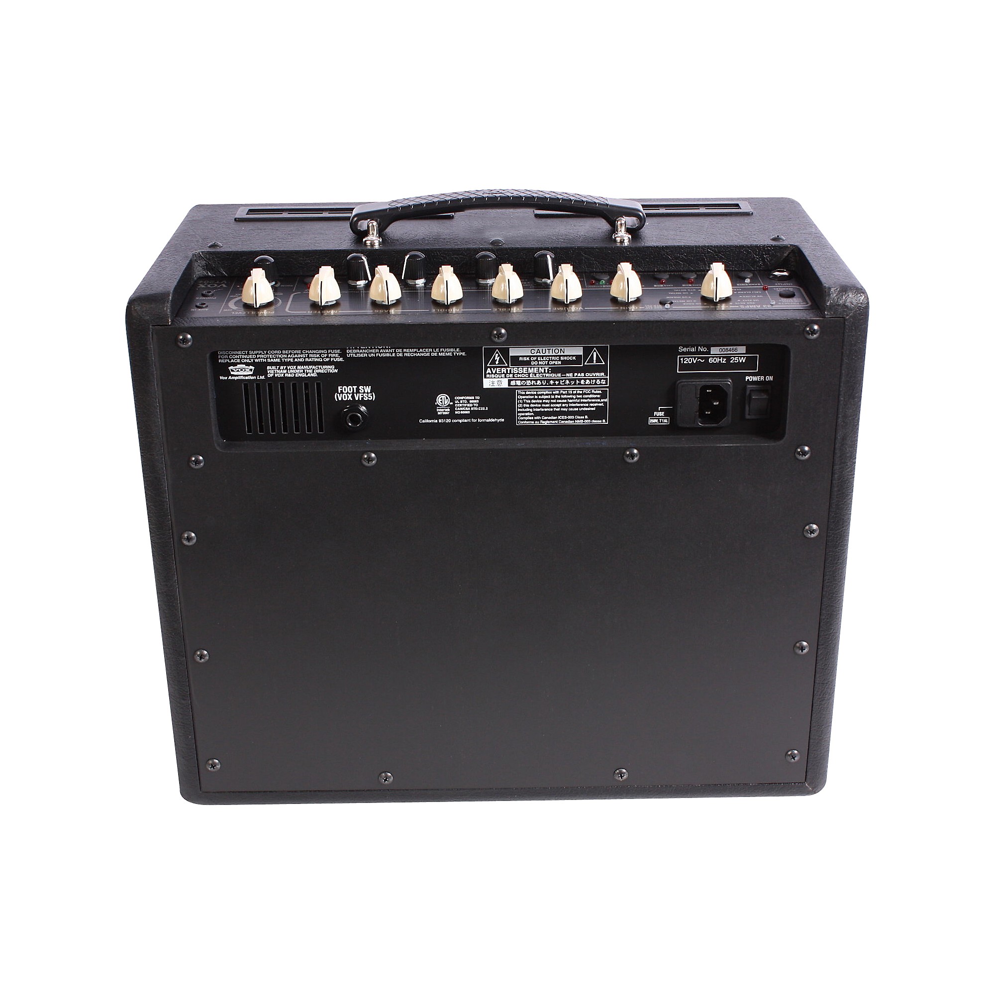 Open Box VOX Valvetronix VT20+ 20W 1x8 Guitar Combo Amp Black