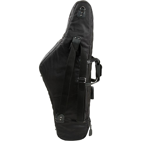 Open Box Gard Mid-Suspension AM Low Bb Baritone Saxophone Gig Bag Level 1 107B-MSK Black Synthetic w/ Leather Trim