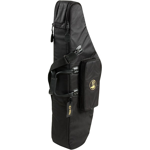 Gard Mid-Suspension EM Low Bb Baritone Saxophone Gig Bag 107-MSK Black Synthetic w/ Leather Trim