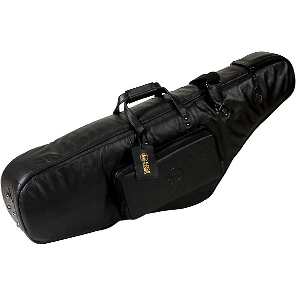 Gard Mid-Suspension EM Low Bb Baritone Saxophone Gig Bag 107-MLK Black Ultra Leather