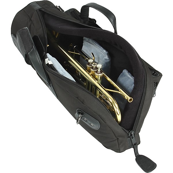 Gard Mid-Suspension Trumpet Gig Bag 1-MSK Black Synthetic w/ Leather Trim