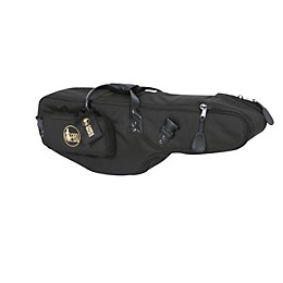 Open Box Gard Mid-Suspension EM Tenor Saxophone Gig Bag Level 1 105-MLK Black Ultra Leather
