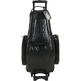 Gard Doubler's Alto and Soprano Saxophone Wheelie Bag 124-WBFLK Black Ultra Leather