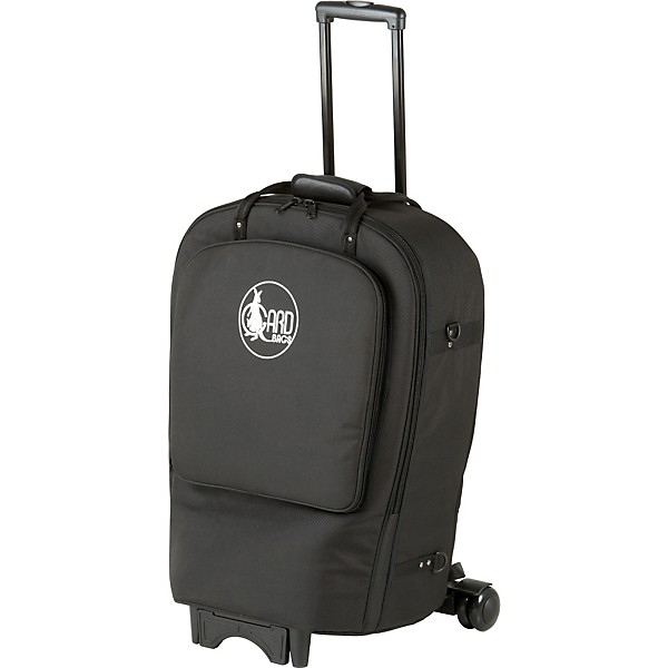 Gard Fixed Bell French Horn Wheelie Bag 41-WBFSK Black Synthetic w/ Leather Trim