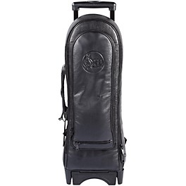 Gard Single Trumpet Wheelie Bag 1-WBFLK Black Ultra Leather