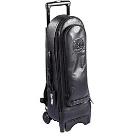 Gard Single Trumpet Wheelie Bag 1-WBFLK Black Ultra Leather