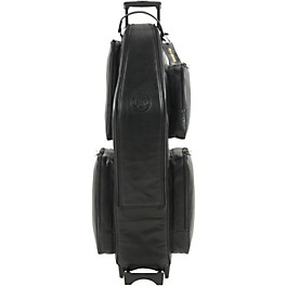 Gard Low A Baritone Saxophone Wheelie Bag 106-WBFLK Black Ultra Leather