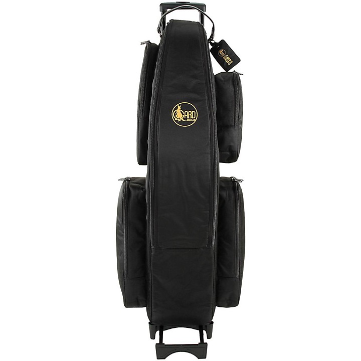 Gard Low Bb Baritone Saxophone Wheelie Bag 107WBFSK Black Synthetic w