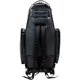 Gard Doubler's Tenor and Soprano Saxophone Wheelie Bag 125-WBFLK Black Ultra Leather