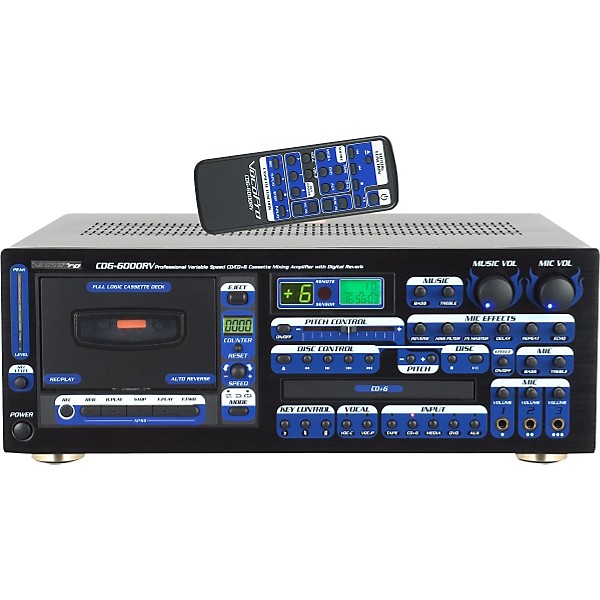 VocoPro CDG-6000RV 250 Watt Karaoke Amplifier / Player