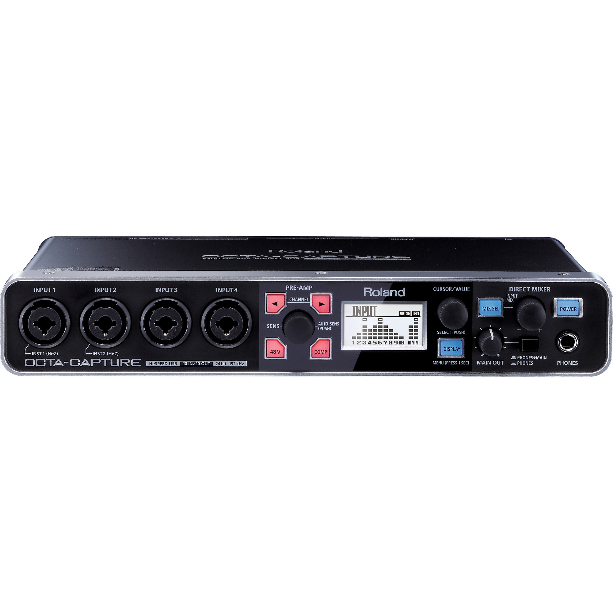  Tascam US-16x08 Rackmount USB Audio/MIDI Interface for  Recording, Drum Recording, 8 XLR/8 1/4 Inputs, 8 Outputs, Control  Software,Black : Musical Instruments