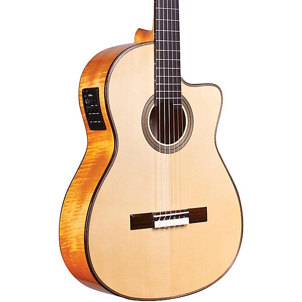 Open Box Cordoba Fusion 12 Maple Acoustic-Electric Nylon String Classical Guitar Level 1 Natural