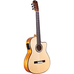 Open Box Cordoba Fusion 12 Maple Acoustic-Electric Nylon String Classical Guitar Level 1 Natural