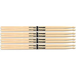Promark Classic Forward Hickory Drum Sticks, Buy 3 Pair, Get 1 Pair Free 5A Wood Tip