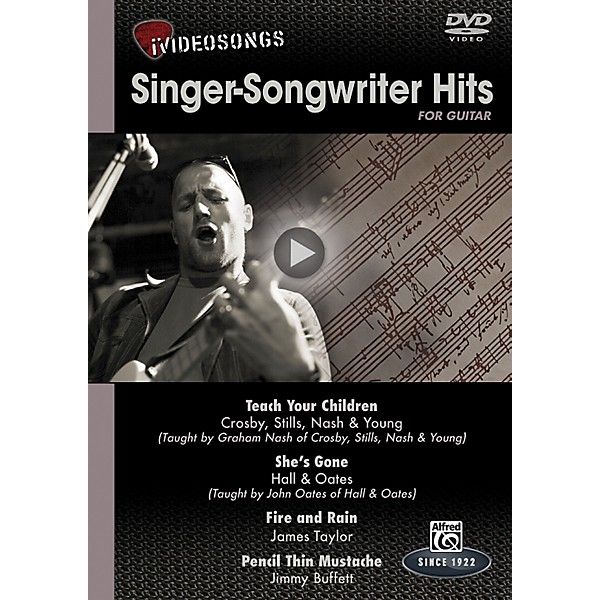 Alfred iVideosongs Singer-Songwriter Hits DVD