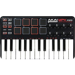 Open Box Akai Professional MPK Mini Laptop Production Keyboard