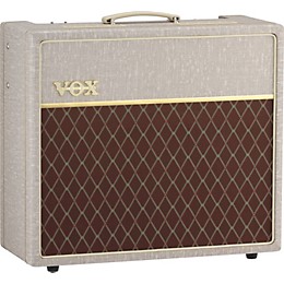 Open Box VOX Hand-Wired AC15HW1X 15W 1x12 Tube Guitar Combo Amp Level 2 Fawn 197881097592