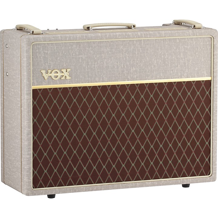 VOX Hand-Wired AC30HW2X 30W 2x12 Tube Guitar Combo Amp Fawnimage 1
