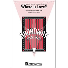Hal Leonard Where Is Love? (From Oliver) SSAA