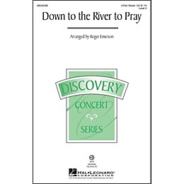 Hal Leonard Down To The River To Pray 3-Part Mixed