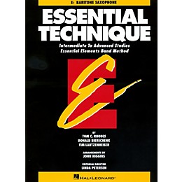 Hal Leonard Essential Technique For E Flat Baritone Saxophone - Intermediate To Advanced Studies