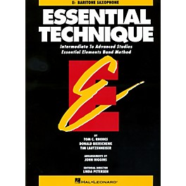 Hal Leonard Essential Technique For E Flat Baritone Saxophone - Intermediate To Advanced Studies