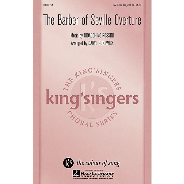 Hal Leonard The Barber Of Seville Overture SATTBB