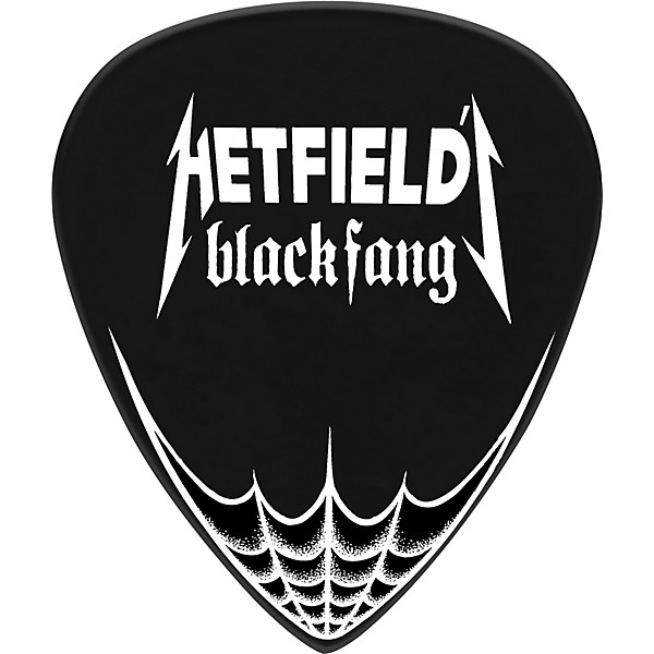 Dunlop Hetfield Black Fang Pick Tin - 6 Pack 1.14 mm