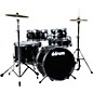 ddrum D1 5-Piece Junior Drum Set with Cymbals Midnight Black thumbnail
