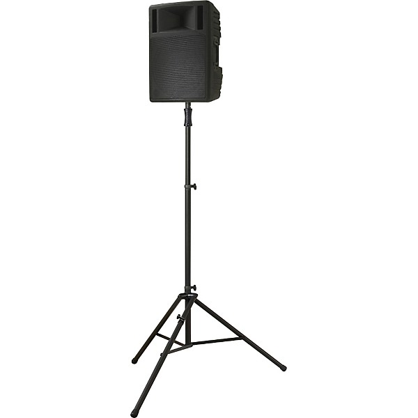 Open Box Ultimate Support Ultimate Support TS-110BL Air Lift Speaker Stand with Leveling Leg Black Level 1 Black