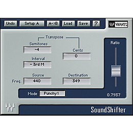 Waves SoundShifter Native/TDM/SG Software Download