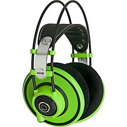 Open Box AKG Quincy Jones Signature Series Q701 Premium Class Reference Headphones Level 1 Green