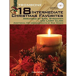 Carl Fischer 18 Intermediate Christmas Favorites - Trombone Book/CD