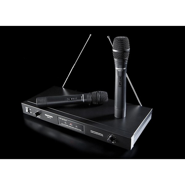 Open Box Gem Sound GMW-61 Dual Wireless Microphone Level 1 CD