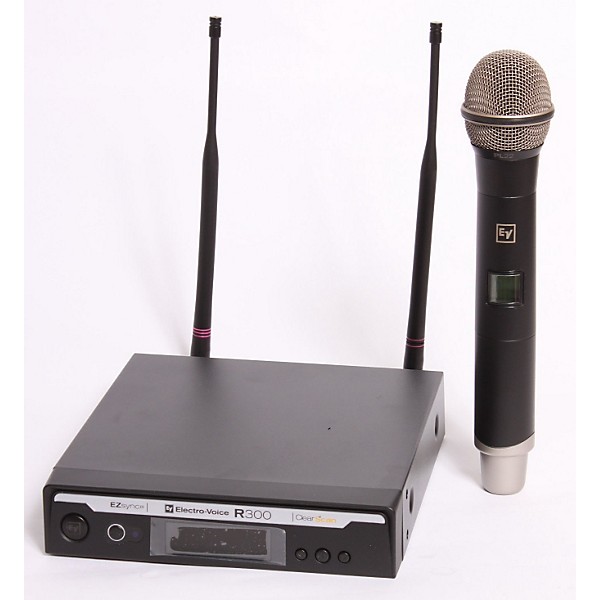 Open Box Electro-Voice R300 Handheld Wireless System in case Level 1 Band A
