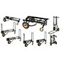 Rock N Roller R2RT Multi-Cart 8-in-1 Micro Equipment Transporter Cart Black Frame/Yellow Wheels Max thumbnail