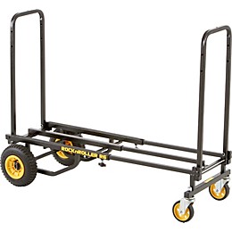 Rock N Roller R2RT Multi-Cart 8-in-1 Micro Equipment Transporter Cart Black Frame/Yellow Wheels Mini