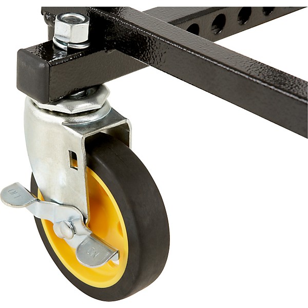 Rock N Roller R2RT Multi-Cart 8-in-1 Micro Equipment Transporter Cart Black Frame/Yellow Wheels Mini