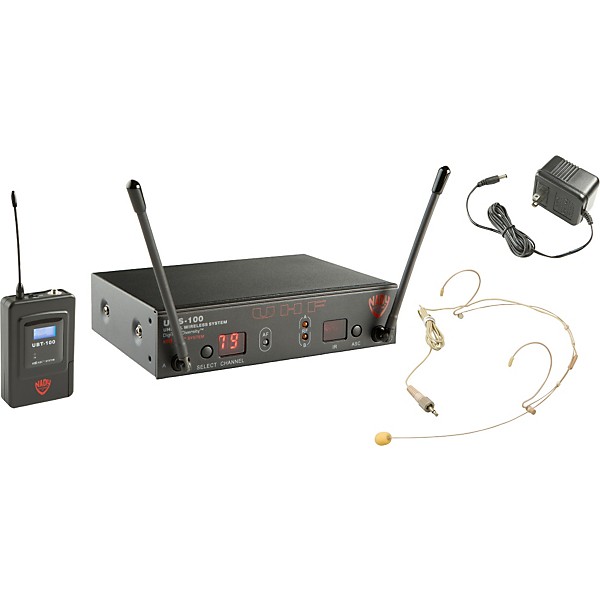 Open Box Nady UWS-100 HM-10 Headset Wireless System Level 1 Beige