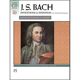 Alfred Bach Inventions & Sinfonias (Two- & Three-Part Inventions) Piano Book & CD