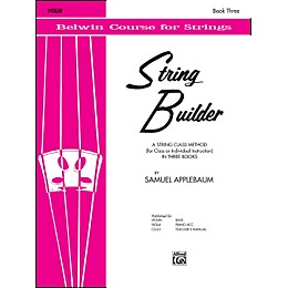 Alfred String Builder Violin Book III