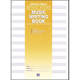 Alfred Music Writing Book (9 x 12) 10-Stave