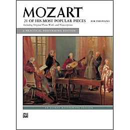 Alfred Mozart 21 of His Most Popular Pieces Intermediate Piano