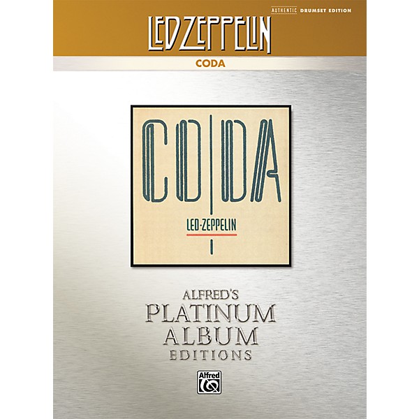 Alfred Led Zeppelin - Coda Drums Platinum Edition Book