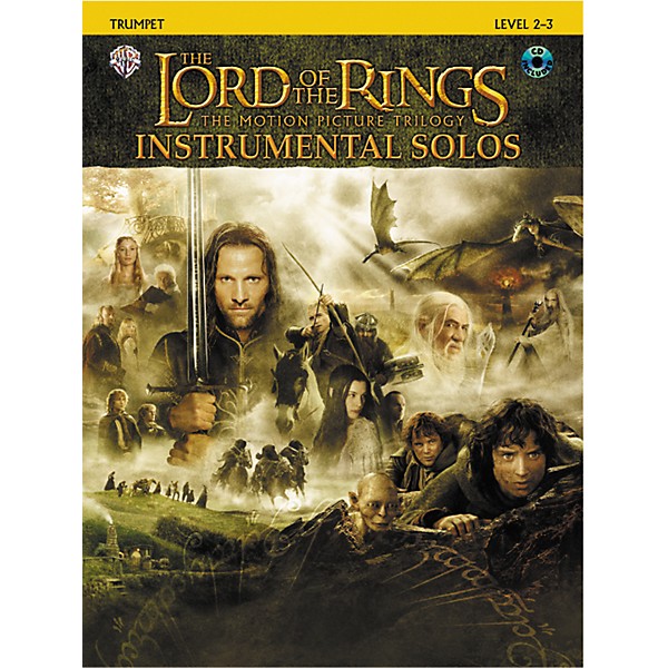 Alfred The Lord of the Rings Trumpet Instrumental Solos Book & CD