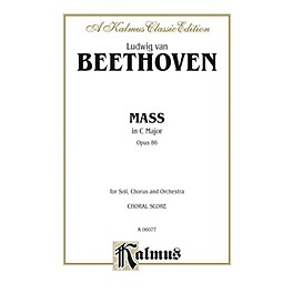 Alfred Mass in C Op. 86 SATB with SATB Soli Choir